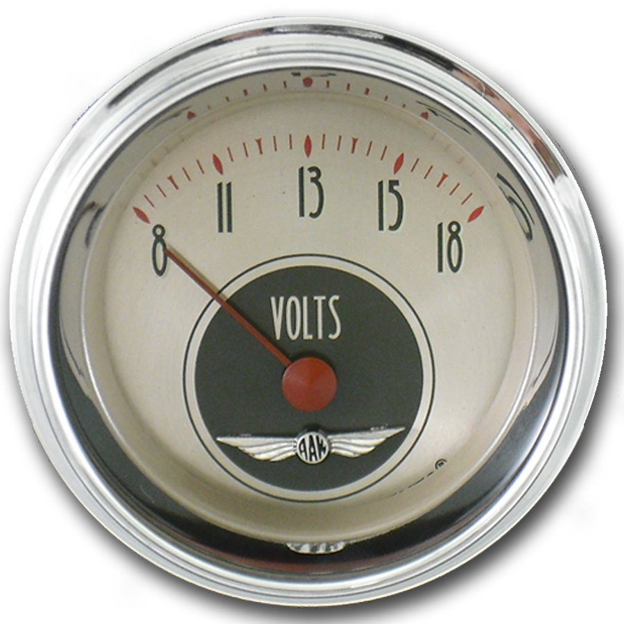 Classic Instruments CIAN30SHC American Nickel - Volt Gauge 2-1/8"
