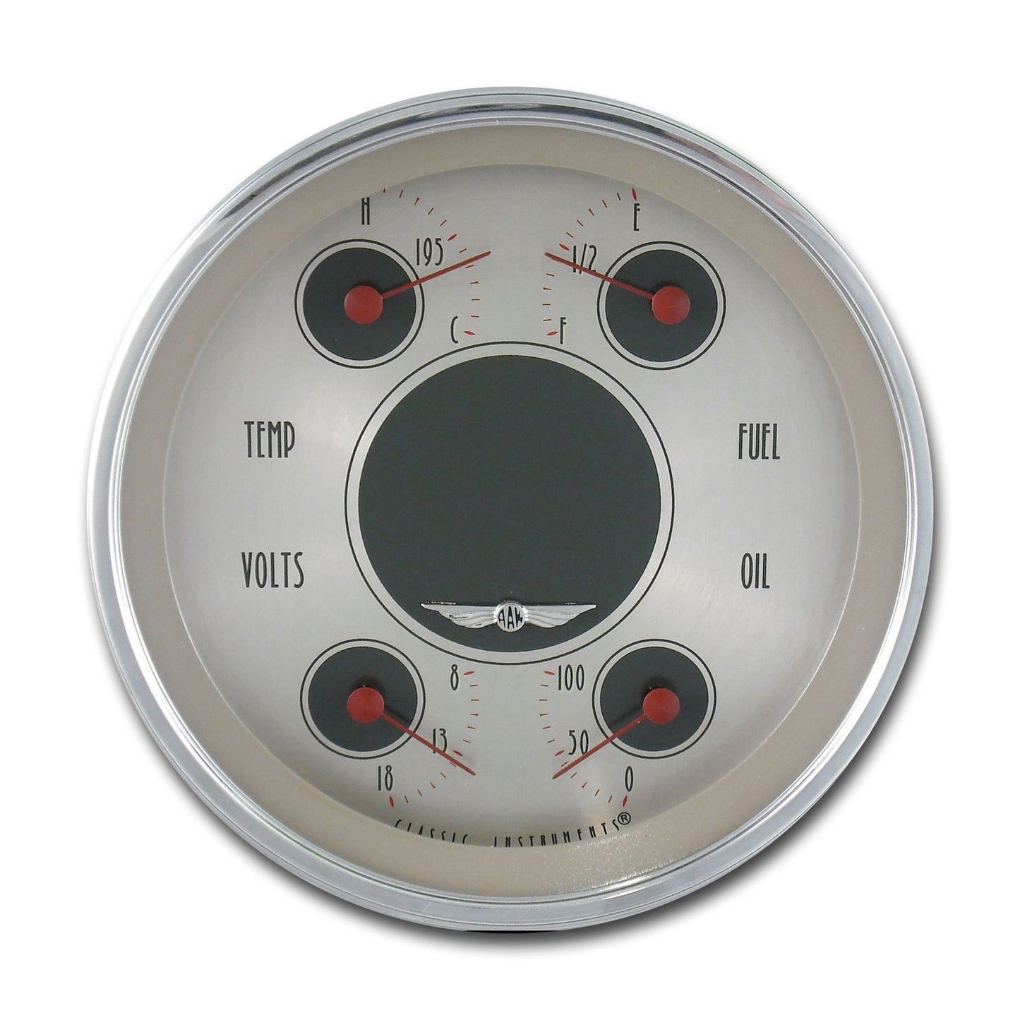 Classic Instruments CIAN31SLC American Nickel - Quad Gauge 4-5/8" (Fuel 0-30 OHM)