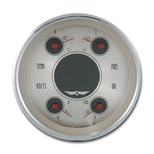 Classic Instruments CIAN31SLC American Nickel - Quad Gauge 4-5/8" (Fuel 0-30 OHM)