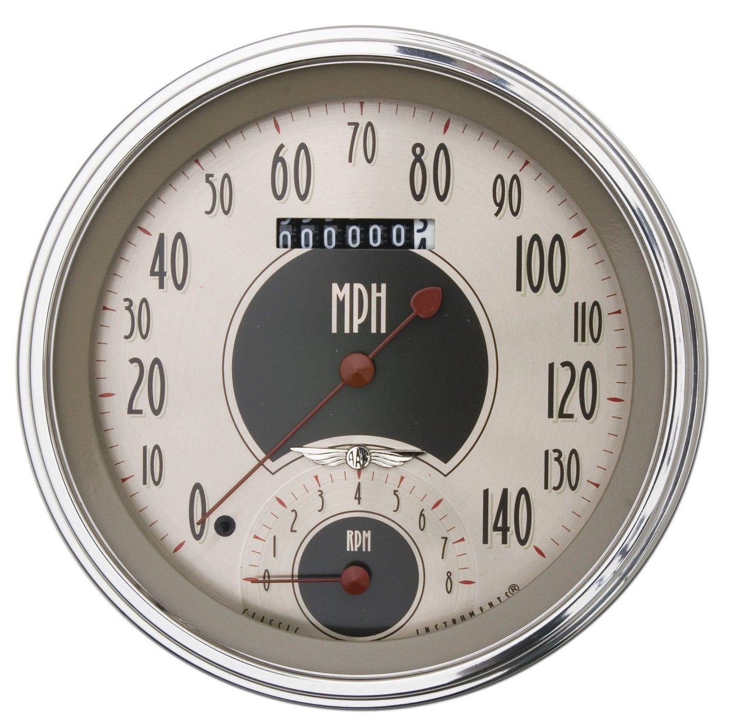 Classic Instruments CIAN50SLC American Nickel 4 - 5/8" Speedtachular Gauge