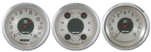 Classic Instruments CIAN53SLC American Nickel Speedo & Tach & Quad Gauges