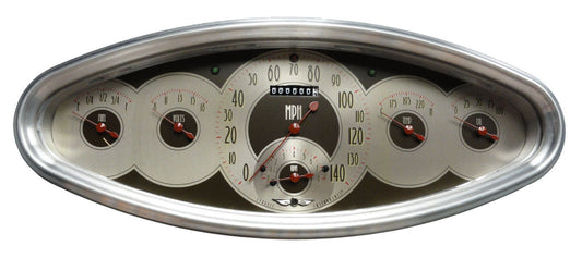 Classic Instruments CIAN6400 American Nickel - 6 Gauge Oval Cluster