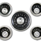 Classic Instruments CIAT00SHC American Tradition - 5 Gauge Set 3-3/8" Speedo, 2-1/18" Fuel, Oil, Temp, Volts