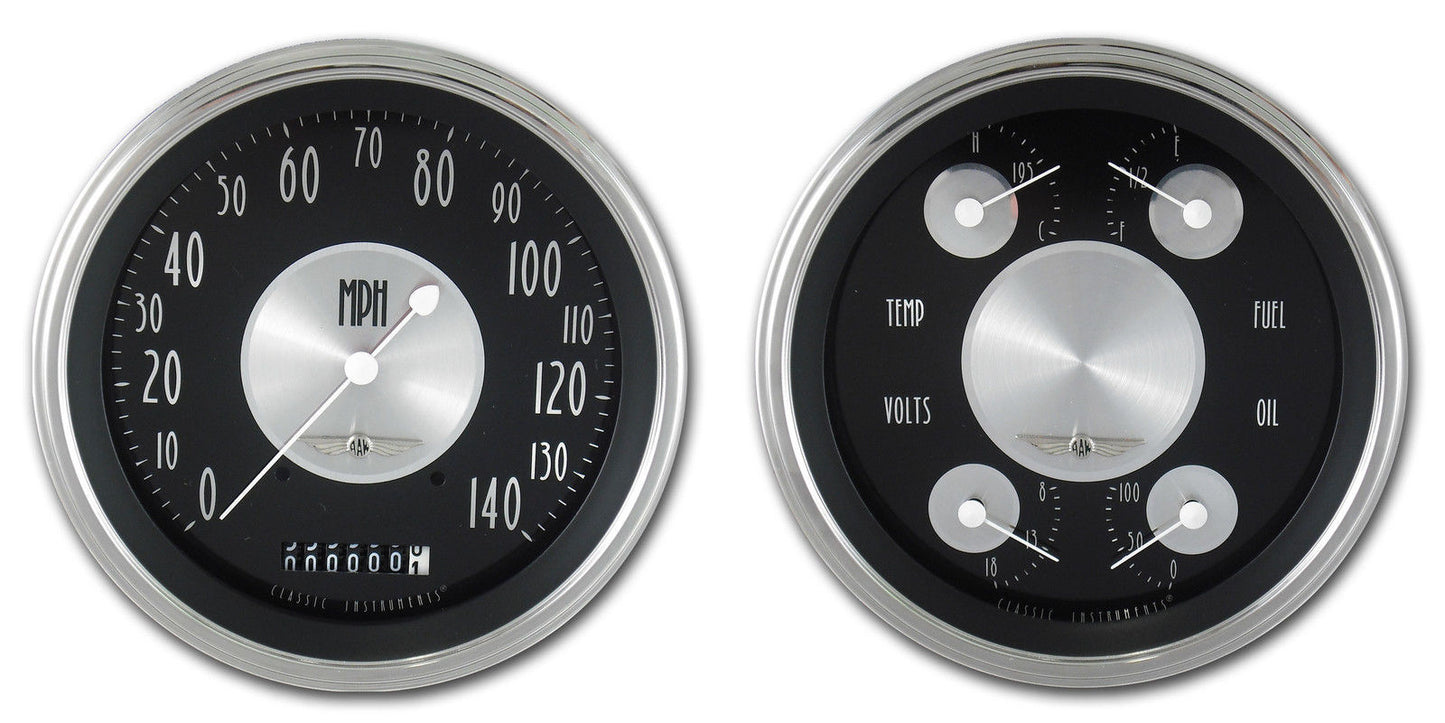 Classic Instruments CIAT52SLC American Tradition 4 - 5/8" Speedo & Quad Kit