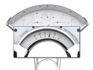 Bellara 55 - 56 Chevy Overdrive Gear Indicator Gauge Insert Kit White Suit CIBE01WW Dash Package CIBE06W