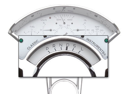 Bellara 55 - 56 Chevy Overdrive Gear Indicator Gauge Insert Kit White Suit CIBE01WW Dash Package CIBE06W