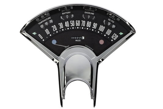 Classic Instruments CIBET00B Direct Fit Chev Bel Era III Black 1955 1956