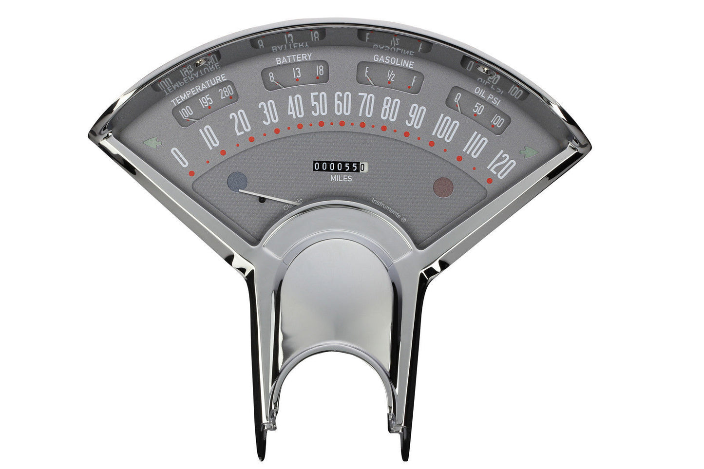 Classic Instruments CIBET00G Direct Fit Chev Bel Era III Gray 1955 1956