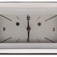 57 Chevy Clock White w/ Reset Switch CICH57CLW