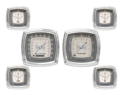 Classic Instruments CIES01 Esquire - 6 Gauge Set 4" Speedo & Tach, 2 - 5/8" Others