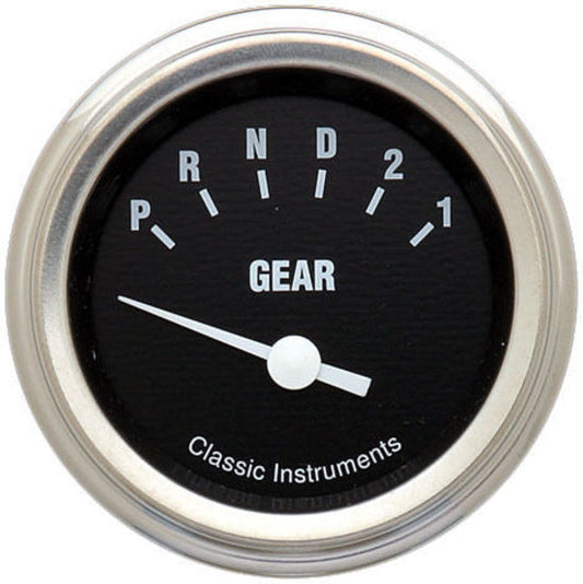 Classic Instruments CIHR07SLF Hot Rod - Gear Indicator Gauge no Overdrive 2-1/8"