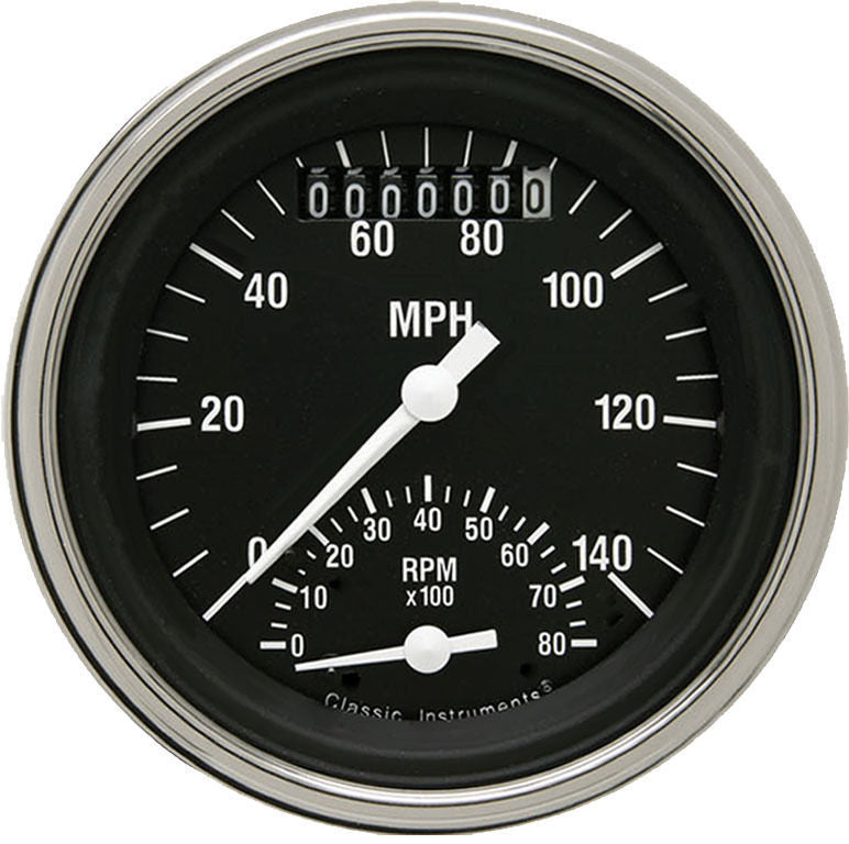 Classic Instruments CIHR20SLF Hot Rod Ultimate Speedometer/Tachometer