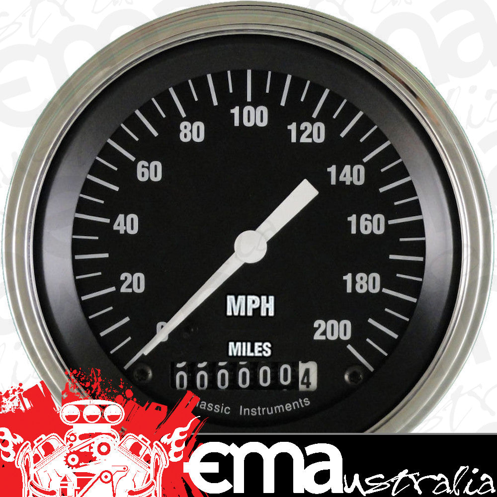 Classic Instruments CIHR57SLF Hot Rod - Speedometer Gauge 3-3/8"