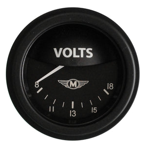 Classic Instruments CIMA30BLF Moal Bomber - Volt Gauge 2-1/8"