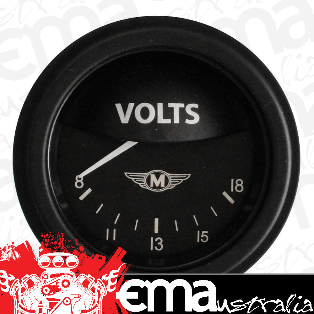 Classic Instruments CIMA30BLF Moal Bomber - Volt Gauge 2-1/8"