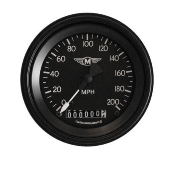 Classic Instruments CIMA57BLF Moal Bomber - Speedometer Gauge 3-3/8"