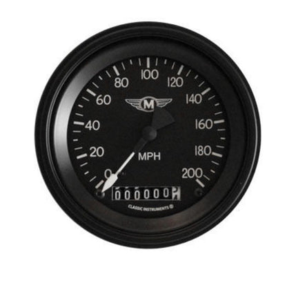 Classic Instruments CIMA57BLF Moal Bomber - Speedometer Gauge 3-3/8"