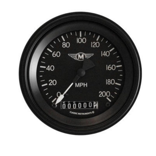 Classic Instruments CIMA57BLF Moal Bomber - Speedometer Gauge 3-3/8"