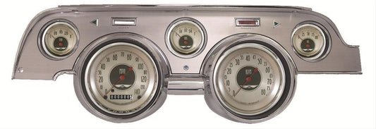 Classic Instruments CIMU67ANBA 1967 - 68 Mustang All - American Nickel Gauge Set