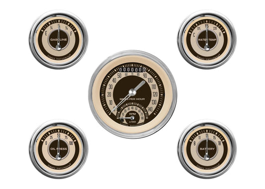 Classic Instruments CINT35SHC Nostalgia VT 3-3/8" Ultimate & 2-1/8" 4 Piece