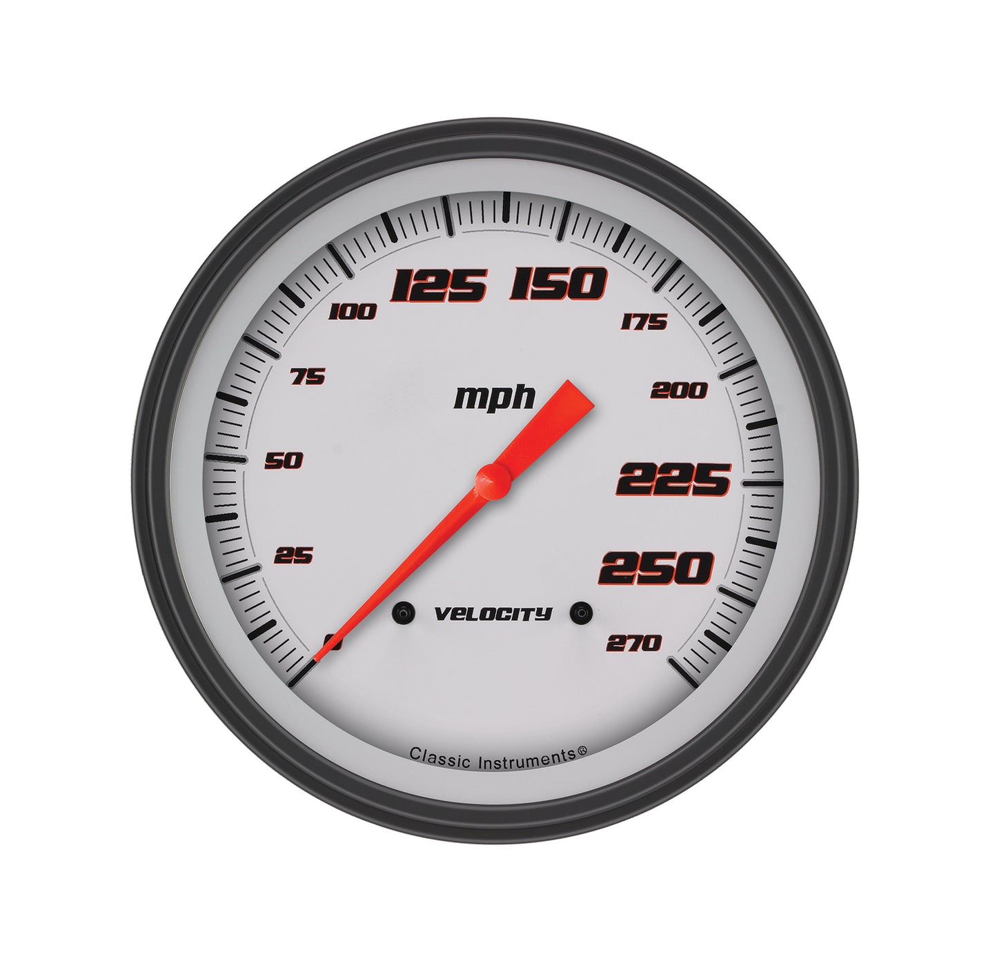 Classic Instruments CISF80WBLF Salt Flat 3-3/8" Speedometer 0 - 270 Mph Inc. SN81