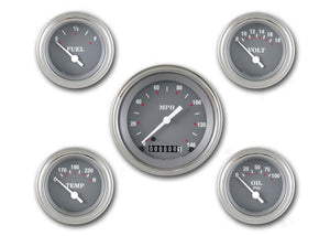 Classic Instruments CISG00SLF SG - 5 Gauge Set 3-3/8" Speedo, 2-1/18" Fuel, Oil, Temp, Volts