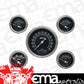 CLASSIC INSTRUMENTS TRADITIONAL BLACK - 5 Gauge Set 3-3/8" Speedo, 2-1/18" Fuel, Oil, Temp, Volts