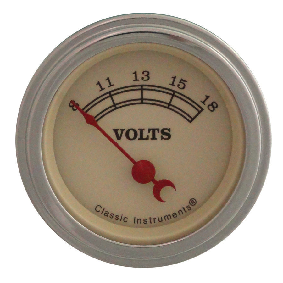 Classic Instruments CIVT30SLF Vintage - Volt Gauge 2-1/8"