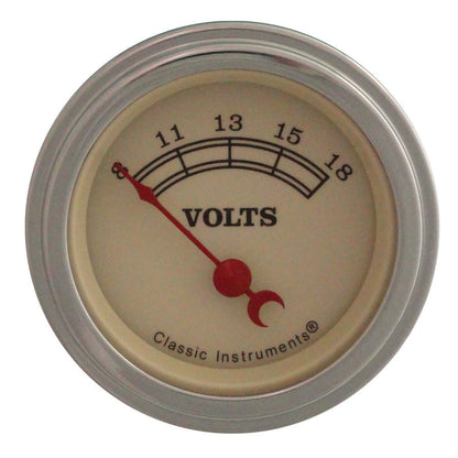 Classic Instruments CIVT30SLF Vintage - Volt Gauge 2-1/8"