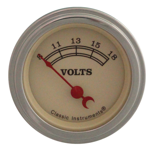 Classic Instruments CIVT30SLF Vintage - Volt Gauge 2-1/8"