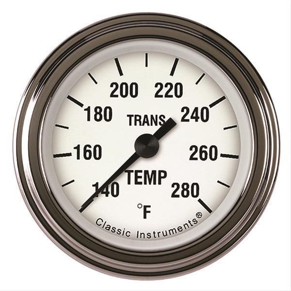 Classic Instruments CIWH127SLF White Hot - Transmission Temp Gauge Full Sweep 2-1/8"