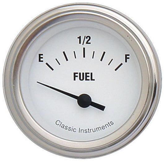 Classic Instruments CIWH14SLF WH14SLF White Hot - Fuel Gauge 0-30 OHM 2-1/8"