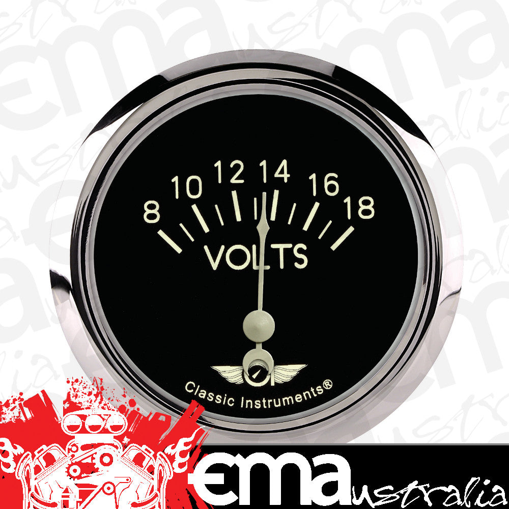 Classic Instruments Classic 2 5/8" Volt Gauge - CL230SRC