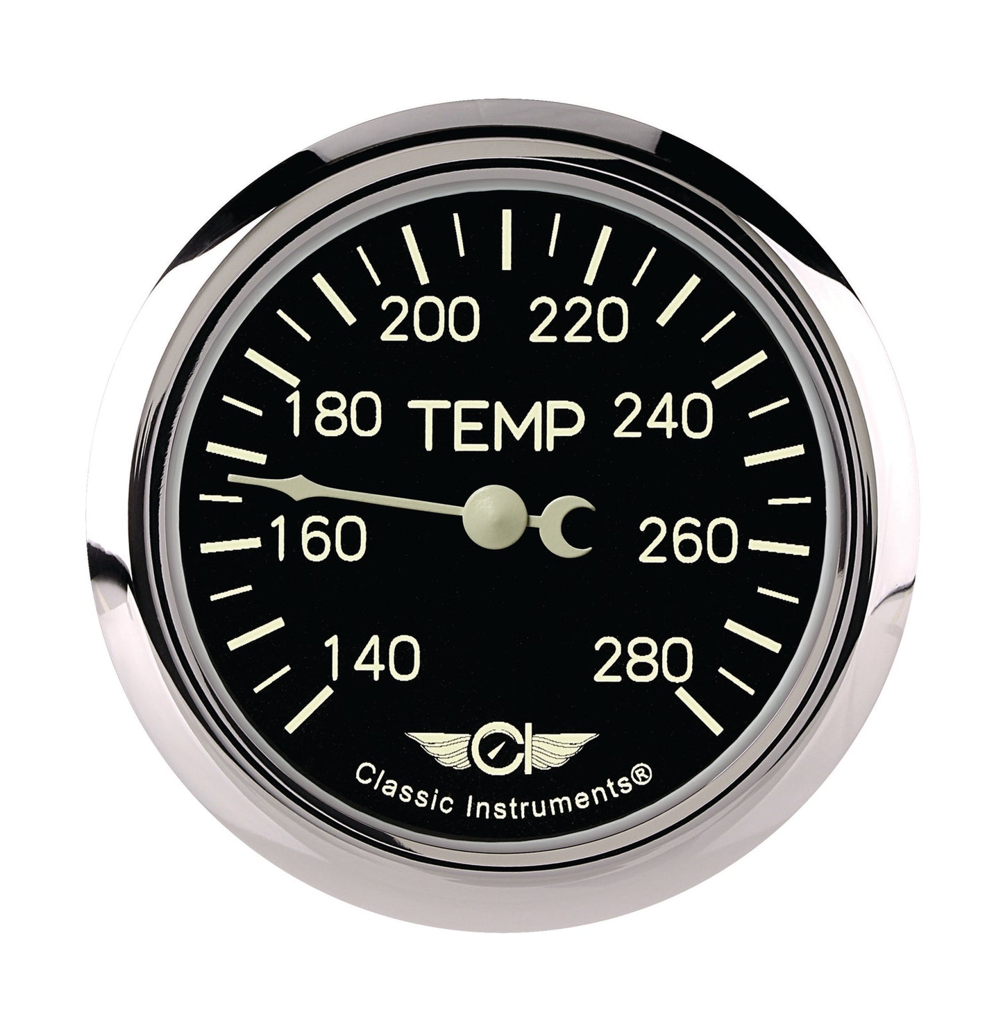 Classic Instruments Classic - Water Temp Gauge Full Sweep 2-5/8"
