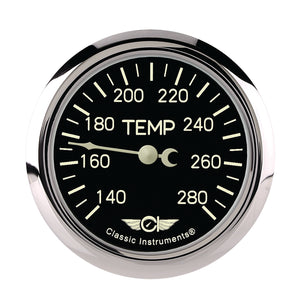 Classic Instruments Classic - Water Temp Gauge Full Sweep 2-5/8"