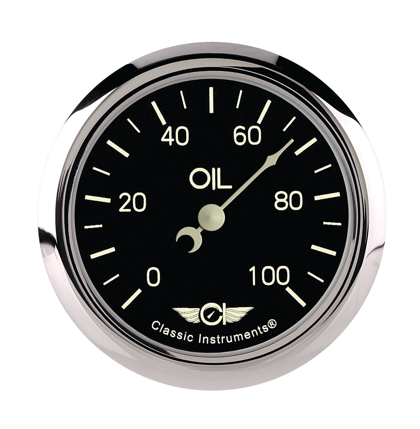 Classic Instruments Classic 2 5/8" Oil Pressure Gauge - CL381SRC