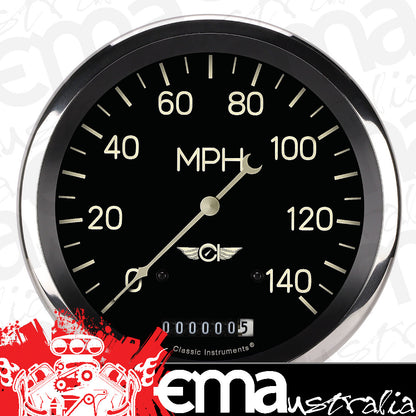 Classic Instruments CL56SRC Classic - Speedometer Gauge 4-5/8"