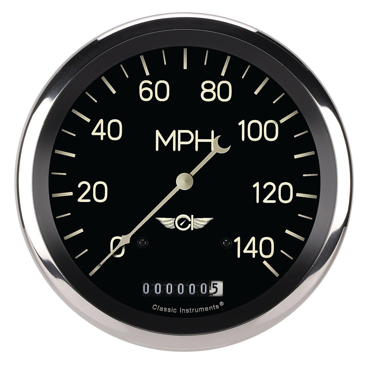 Classic Instruments CL56SRC Classic - Speedometer Gauge 4-5/8"