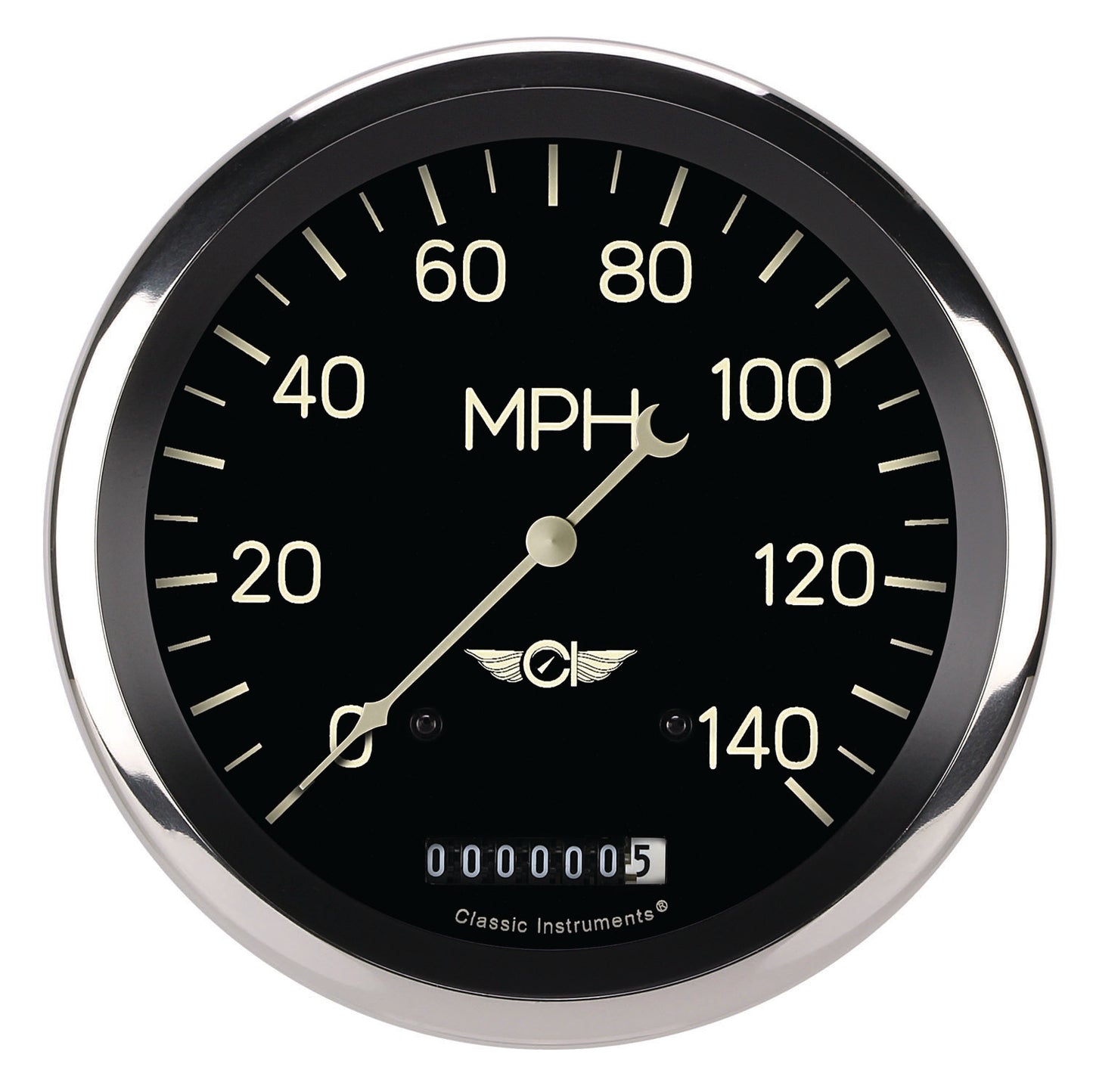 Classic Instruments CL56SRC Classic - Speedometer Gauge 4-5/8"