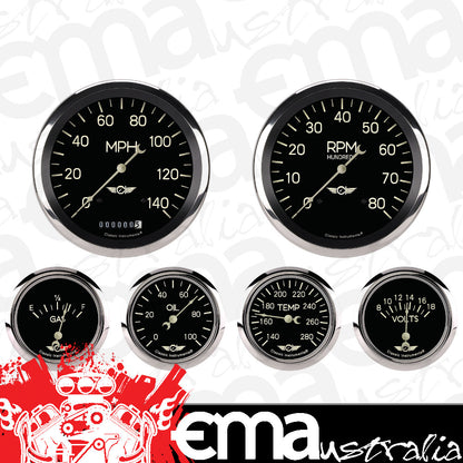 Classic Instruments Classic - 6 Gauge Set, 4 - 5/8" - CL951SRC