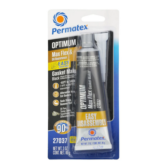 PTX-27037  Permatex Optimum Easy-Disassembly Black RTV Silicone Gasket Maker 85g - PX27037