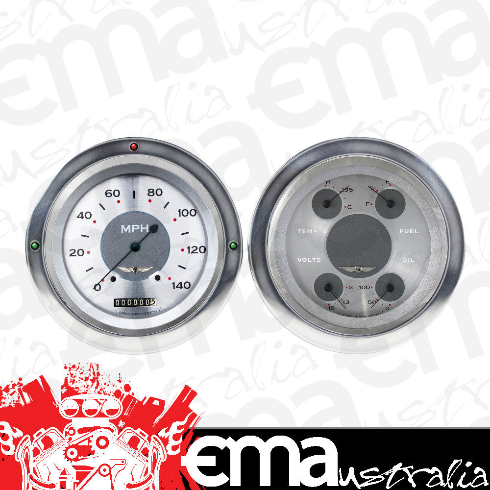 Classic Instruments CT54AW52 All American 1954-55 Chevy Truck Gauge Package