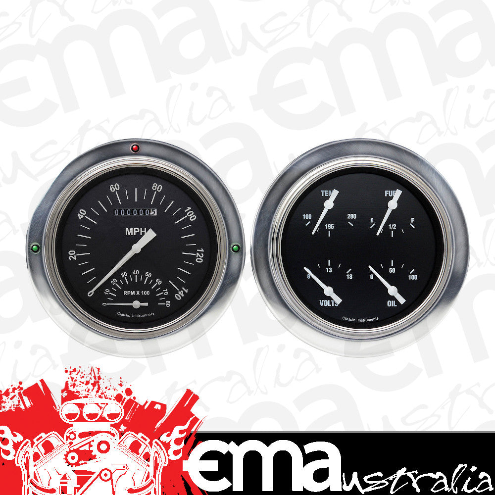 Classic Instruments CT54HR62 Hot Rod 1954-55 Chevy Truck Gauge Package