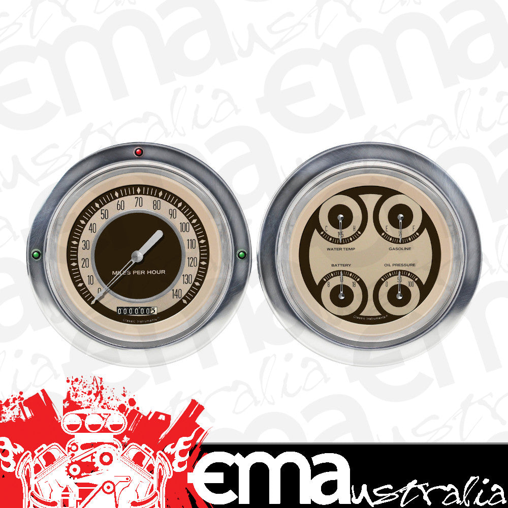 Classic Instruments CT54NT52 Nostalgia VT 1954-55 Chevy Truck Gauge Package