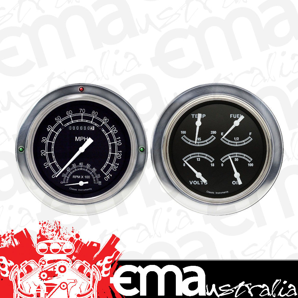 Classic Instruments CT54TR62 Traditional 1954-55 Chevy Truck Gauge Package