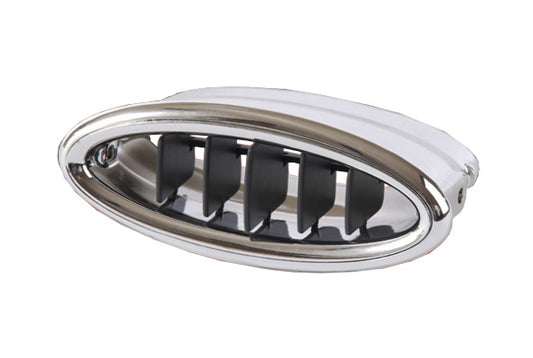 Clayton Machine Works CLA-AC902 Adjustable Chrome Billet A/C Vent Suits 2.5" Duct Hose Fits 4" x 1.6" Cut Out
