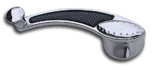 Clayton Machine Works CLA-PT103 Chrome Billet Window Crank Handles w/ 1/2" Spline Drilled I-Beam & 3 Inserts