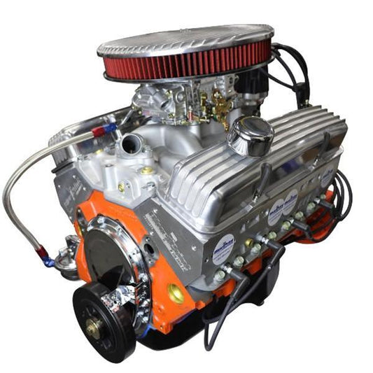 BluePrint BP38318CTCV Chev SB 383 CI Stroker Crate Engine Dressed Longblock w/ Carb