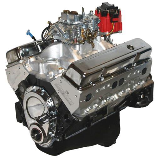 BluePrint BP38315CTC1 Chev SB 383 CI Stroker Crate Engine Dressed Longblock w/ Carb