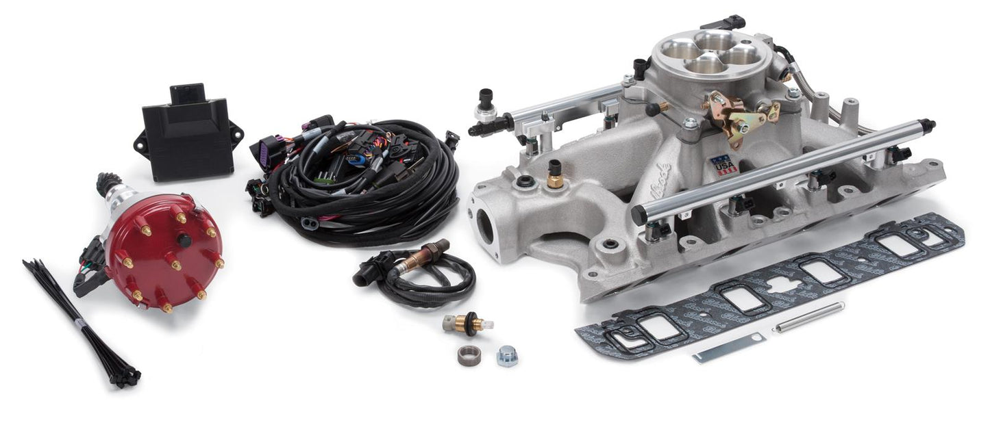 Edelbrock 35930 Ford 302 Windsor Pro-Flo 4 EFI System (450HP)